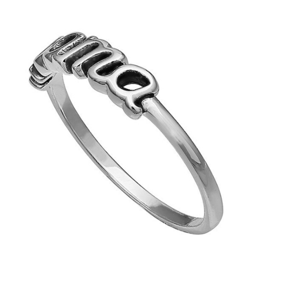 Promise Sterling silver Mama ring size 8 & 9 - Picture 2 of 4